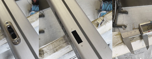 How to fit a typical dinghy sheave box into a spar
