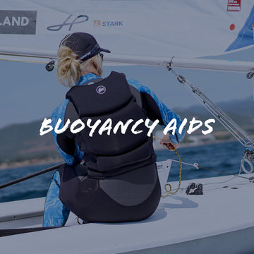 Cta image for buoyancy aids  overlay text English:  Gloves Spanish: CHALECOS SALVAVIDAS