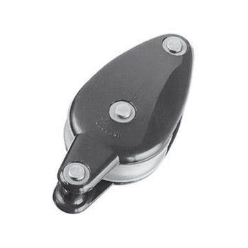 Allen A.378 Bloque simple de 38 mm con becket – Bloque trasero de botavara para Laser/ILCA/Pico (GRIS)
