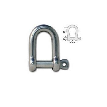 6mm Forged D Shackle.