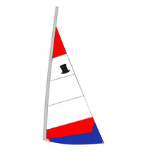 Load image into Gallery viewer, Official Topper Sail 4.2 - Red/Blue - Folded