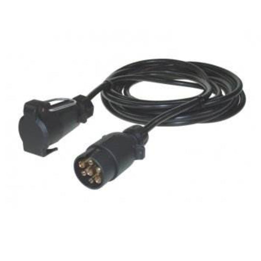 Trailer Lighting Board Extension Lead - 7 Pin - 3m