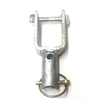 Trailer to Trolley Coupling Adapter - Tube Coupler for 1.5 inch box section