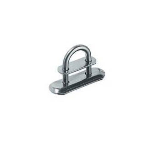 Allen A4871 Heavy Duty Shroud U Bolt with Backing Plate - A4 Stainless Steel.