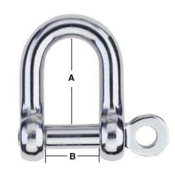 Harken 2108 6mm Forged D Shackle