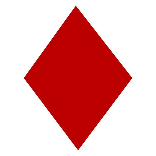 Laser/ILCA 240mm Red Rhombus/Diamond for Women.