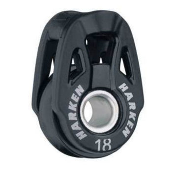 Harken 2698 18mm FLY Carbo T2 Soft-Attach Block - Open Centre.