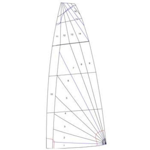 4000 mainsail, radial cut - new Rooster Licence holder supply