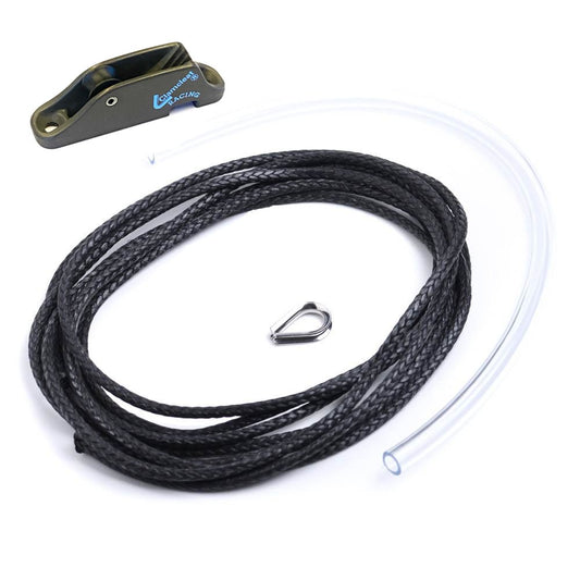 Topper Worlds Traveller Rope and Roller Metal Cleat.