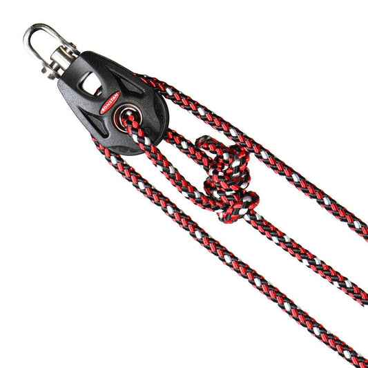 Sailing Solutions Worlds Topper Harken Kicker with easy release fairlead.