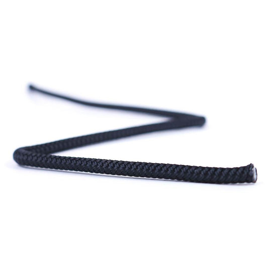 Braid on Braid Polyester -6mm (BLACK).