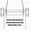 180-250 Type Approved Combi Road Trailer Complete - 8" wheels