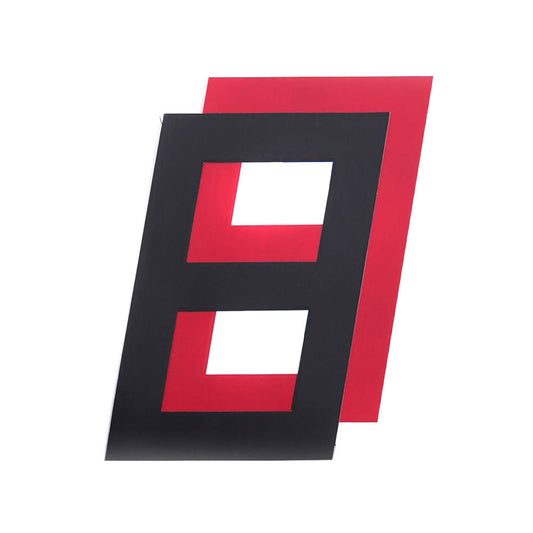 230mm Race Digital 8 Sail Number.