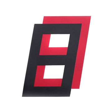 230mm Race Digital 8 Sail Number.