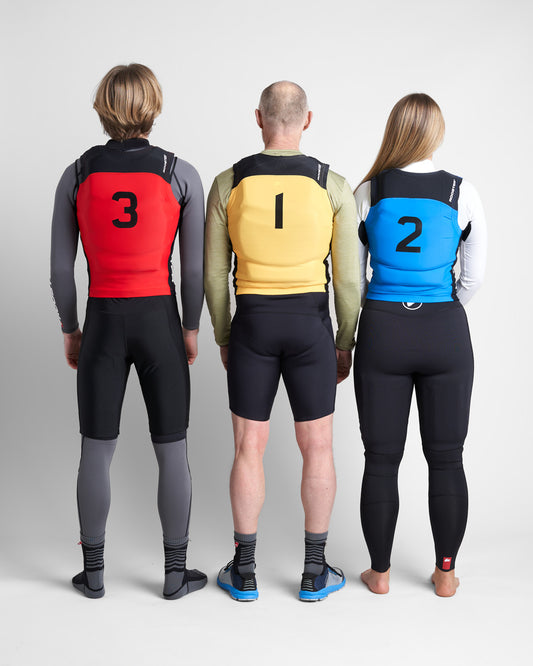 Set de Chalecos Podium (3 colores)