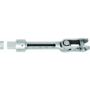Ronstan RF1481-04 Turnbuckle Body, Calibrated, Lock Nut, 1/4"