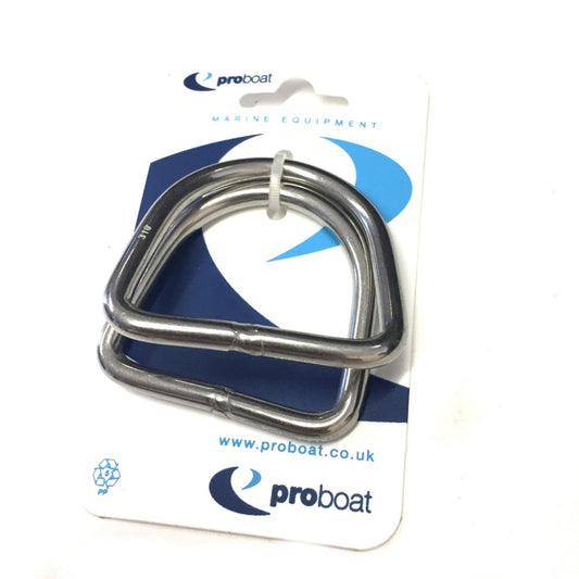 6mm x 50mm D Ring.