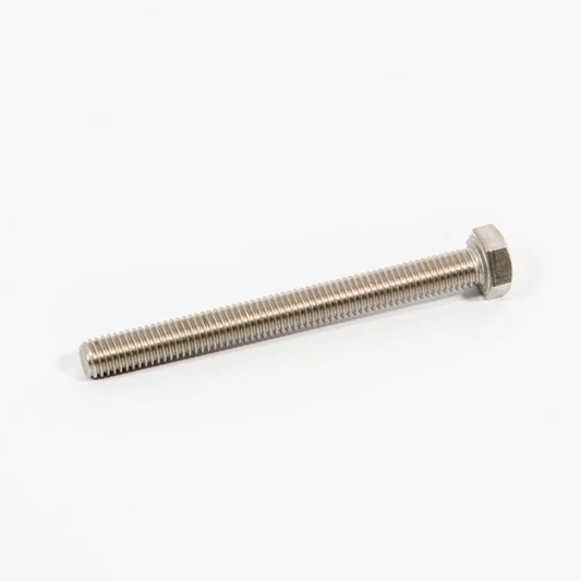 M8 x 70mm Plain Hexagon Bolt - A4 Stainless Steel