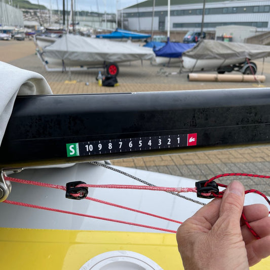 Calibration Sticker - Number Graduated Port/Starboard  (16.5cm x 2cm) - set of 2.