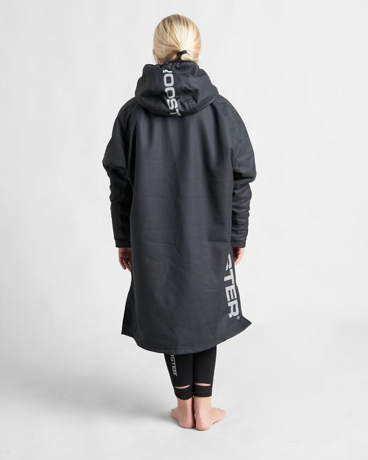 Outlet - JUNIOR Aquafleece Robe- BLACK/RED