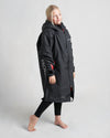 Outlet - JUNIOR Aquafleece Robe- BLACK/RED