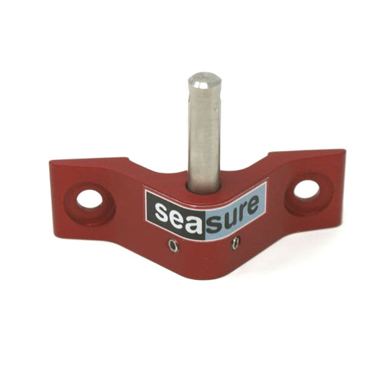 Seasure 18.13R 8mm Transom Pintle (RED) - 2 Hole - Removable.