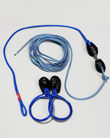 Rooster Downhaul/Cunningham options for an ILCA/Laser 10:1.