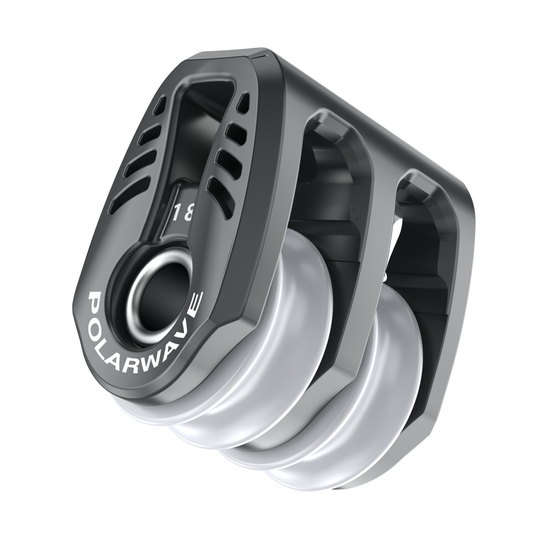 Sea Sure PolarWave 18mm High Load Double Block- Black.