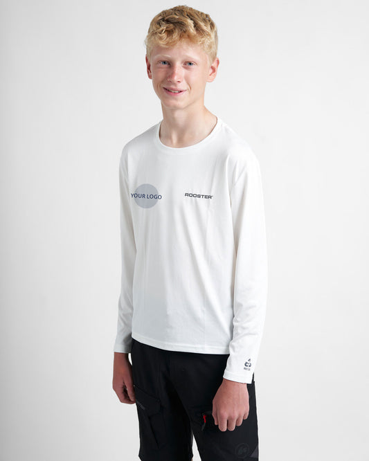 Camiseta Técnica Manga Larga Secado Rápido UVF50+ Personalizable - Junior