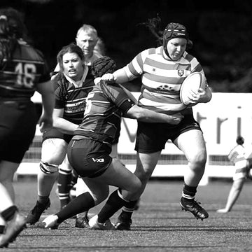 photo of the ecommerce coordinator playing rugby